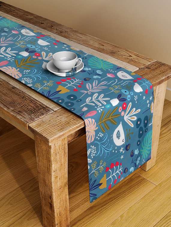  digital printed table runner