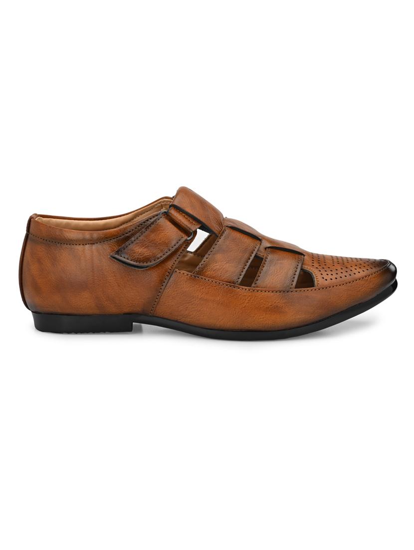 tan back strap sandals - 17192561 -  Standard Image - 1