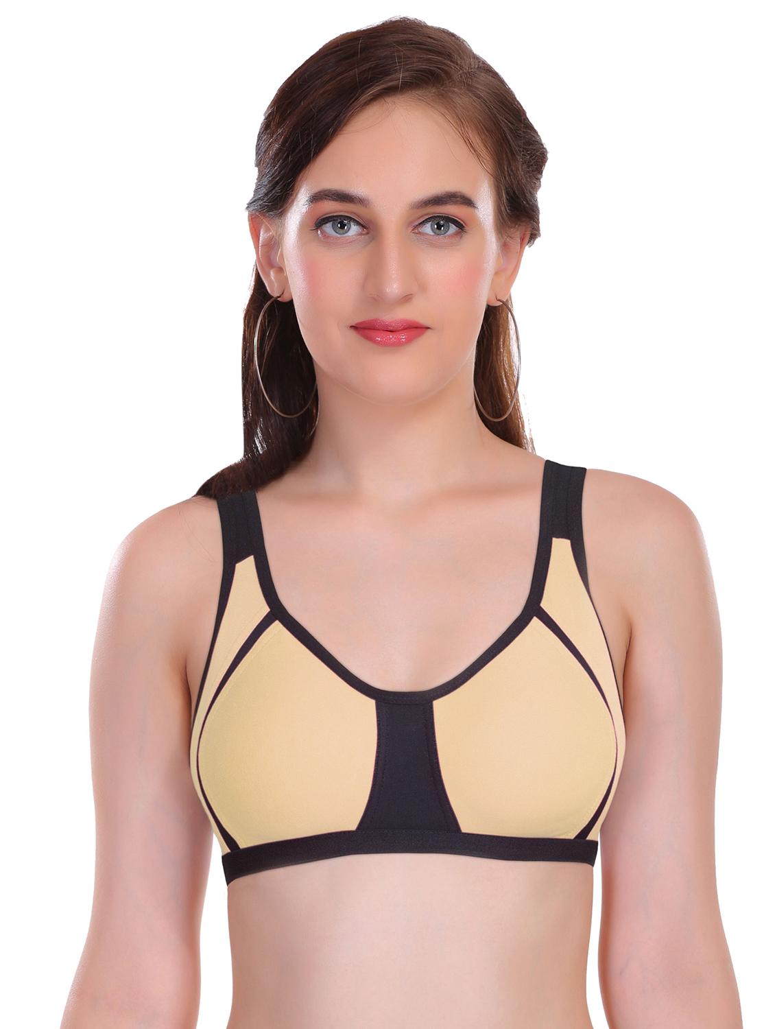 set of 2 color block sports bra - 17192794 - Standard Image - 4
