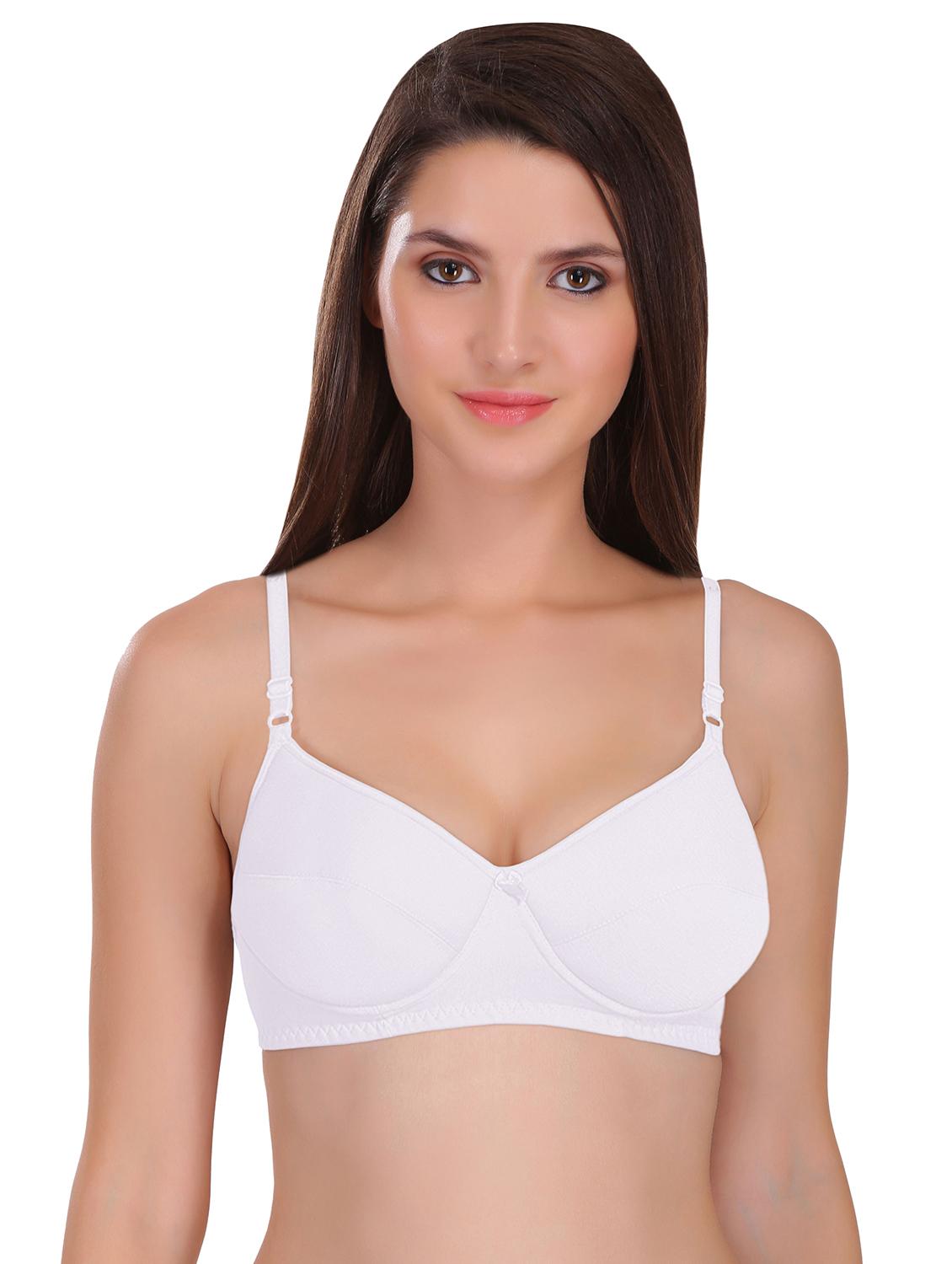 bow patch t-shirt bra - 17192813 - Zoom Image - 0