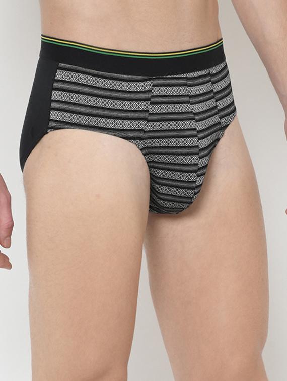 black striped hipster brief - 17192946 -  Standard Image - 1