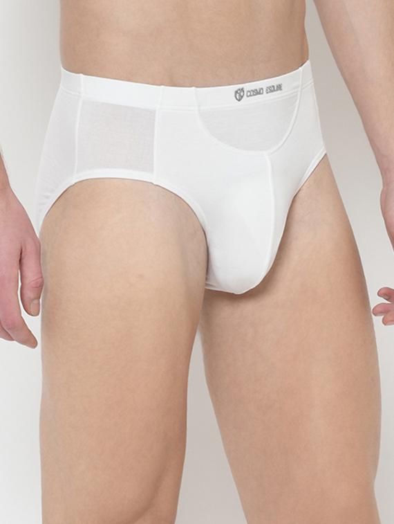 white solid hipster brief - 17192951 - Standard Image - 1