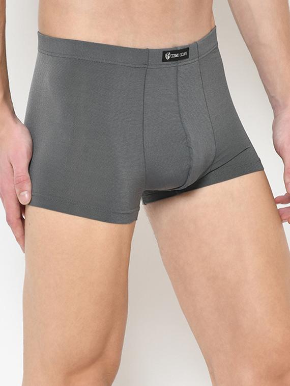 grey solid trunks - 17192957 - Standard Image - 1