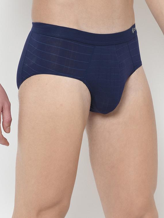 navy blue striped hipster brief - 17192963 -  Standard Image - 1
