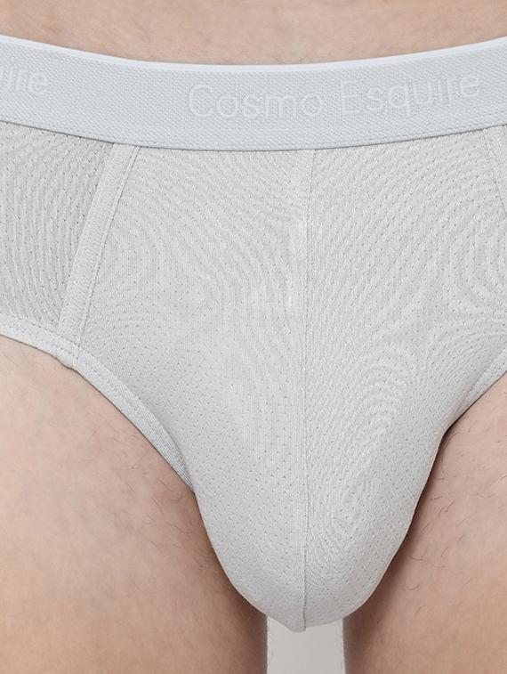 grey solid hipster briefs - 17192967 - Standard Image - 4