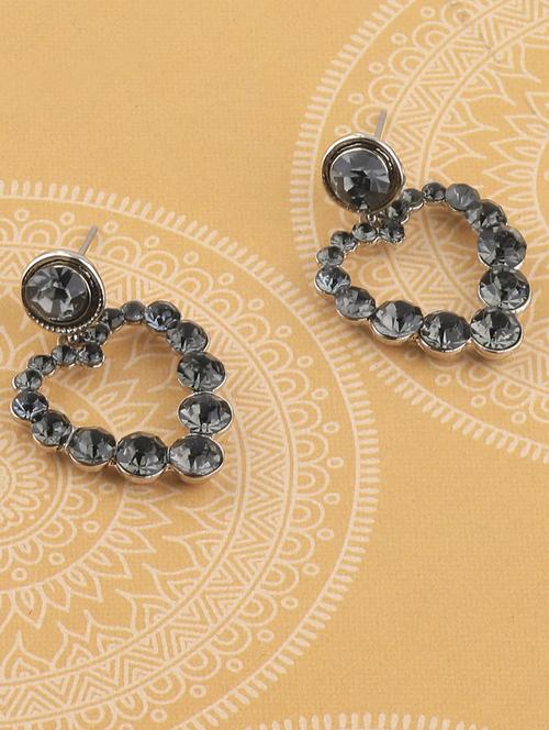 black metal drop earring - 17194468 -  Standard Image - 0