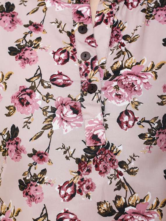 women's straight mandarin neck top - 17194581 -  Standard Image - 4