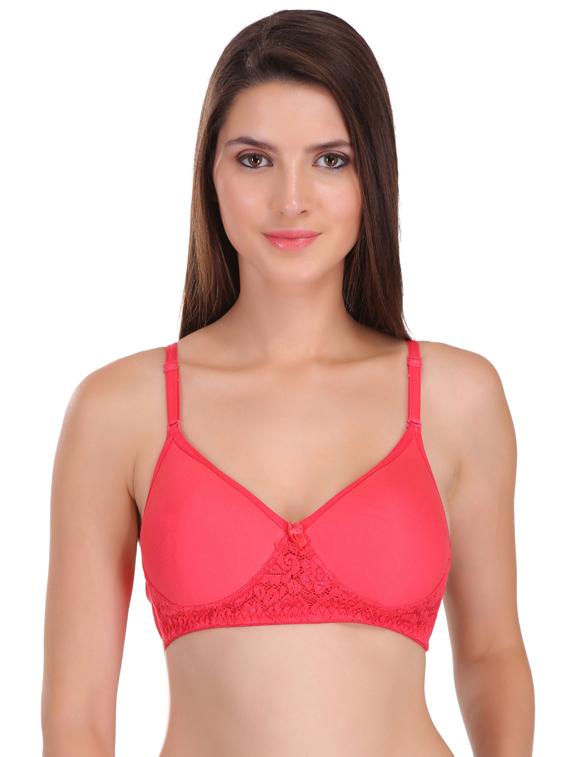 set of 2 lace detail t-shirt bra - 17194697 - Standard Image - 1