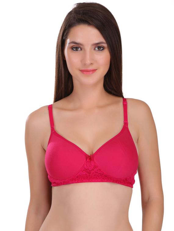 set of 3 lace detail t-shirt bra - 17194701 - Standard Image - 1