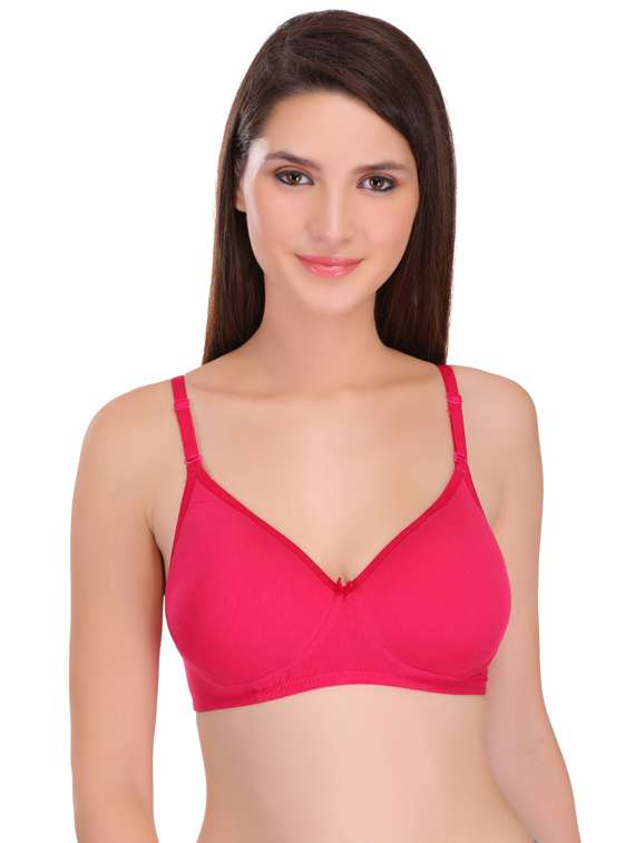 3/4 coverage solid t-shirt bra