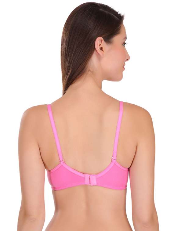 set of 3  3/4 coverage solid t-shirt bra - 17194772 -  Standard Image - 4
