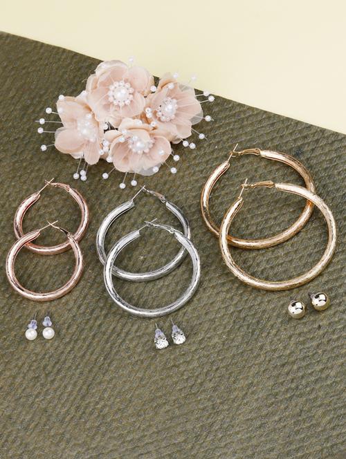 multi colored metal combo's. earring - 17196586 - Standard Image - 0