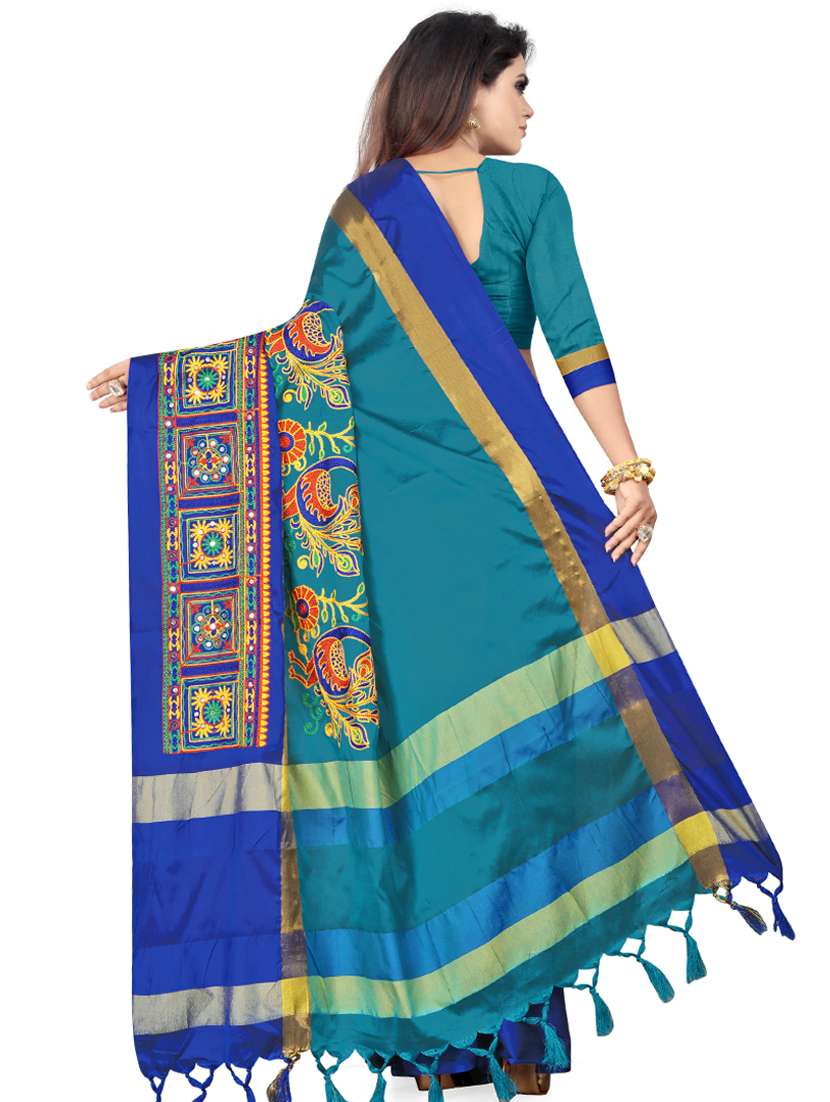 conversational embroidered saree - 17196922 -  Standard Image - 1