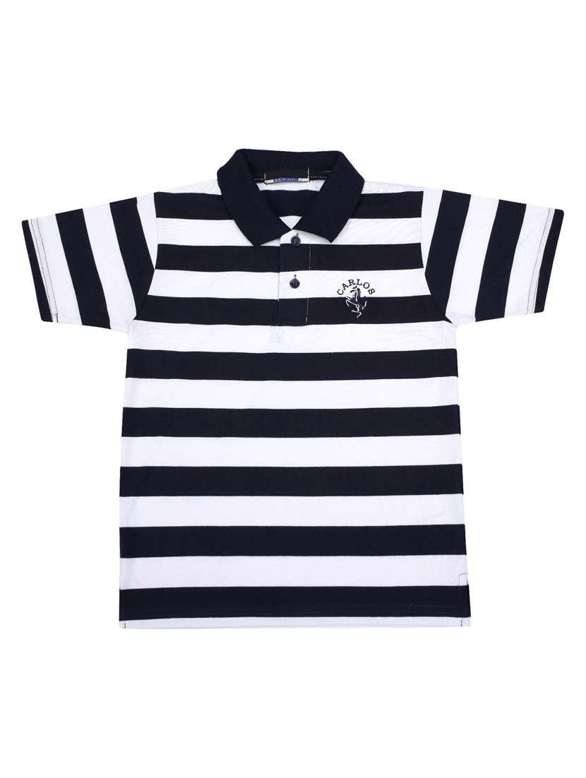 boys striped polo t-shirt