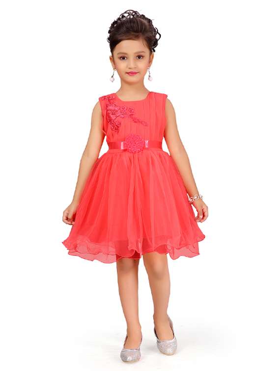 red net frock