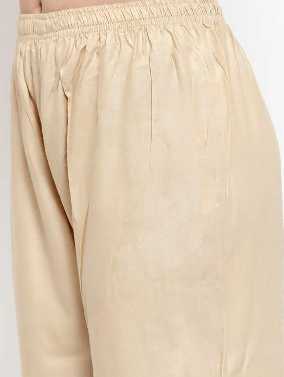 embroidered straight palazzo - 17203025 -  Standard Image - 4