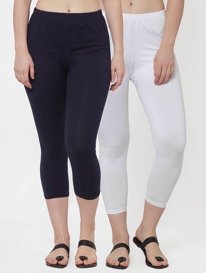 set of 2 capri leggings