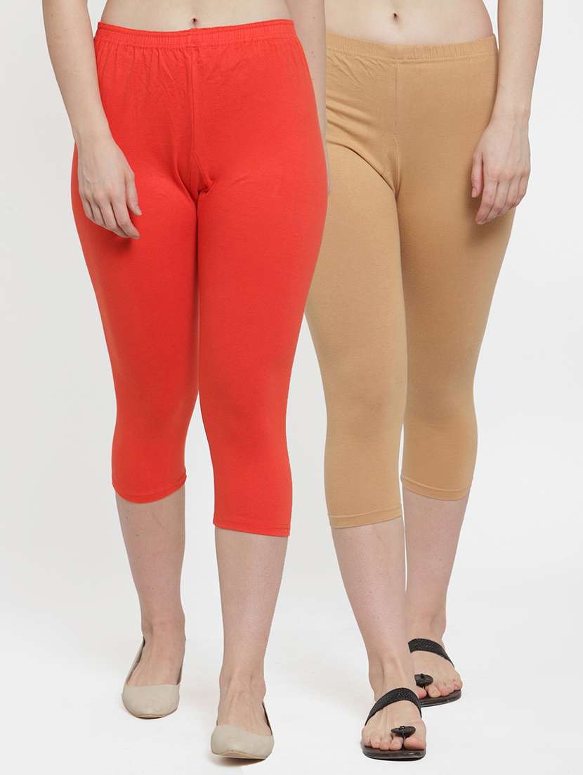 set of 2 capri leggings