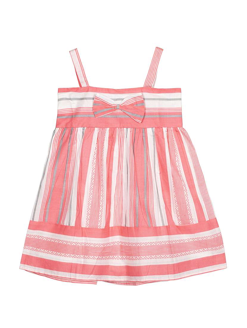 girls shoulder strap sleeveless frock