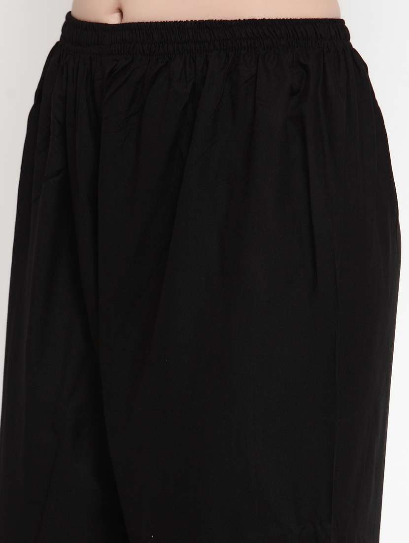 high rise flared palazzo - 17206596 -  Standard Image - 4