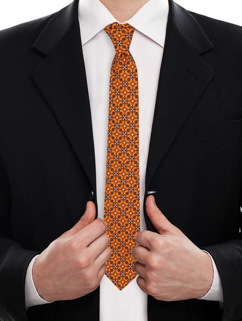 yellow  polyester tie  - 17211485 -  Standard Image - 4