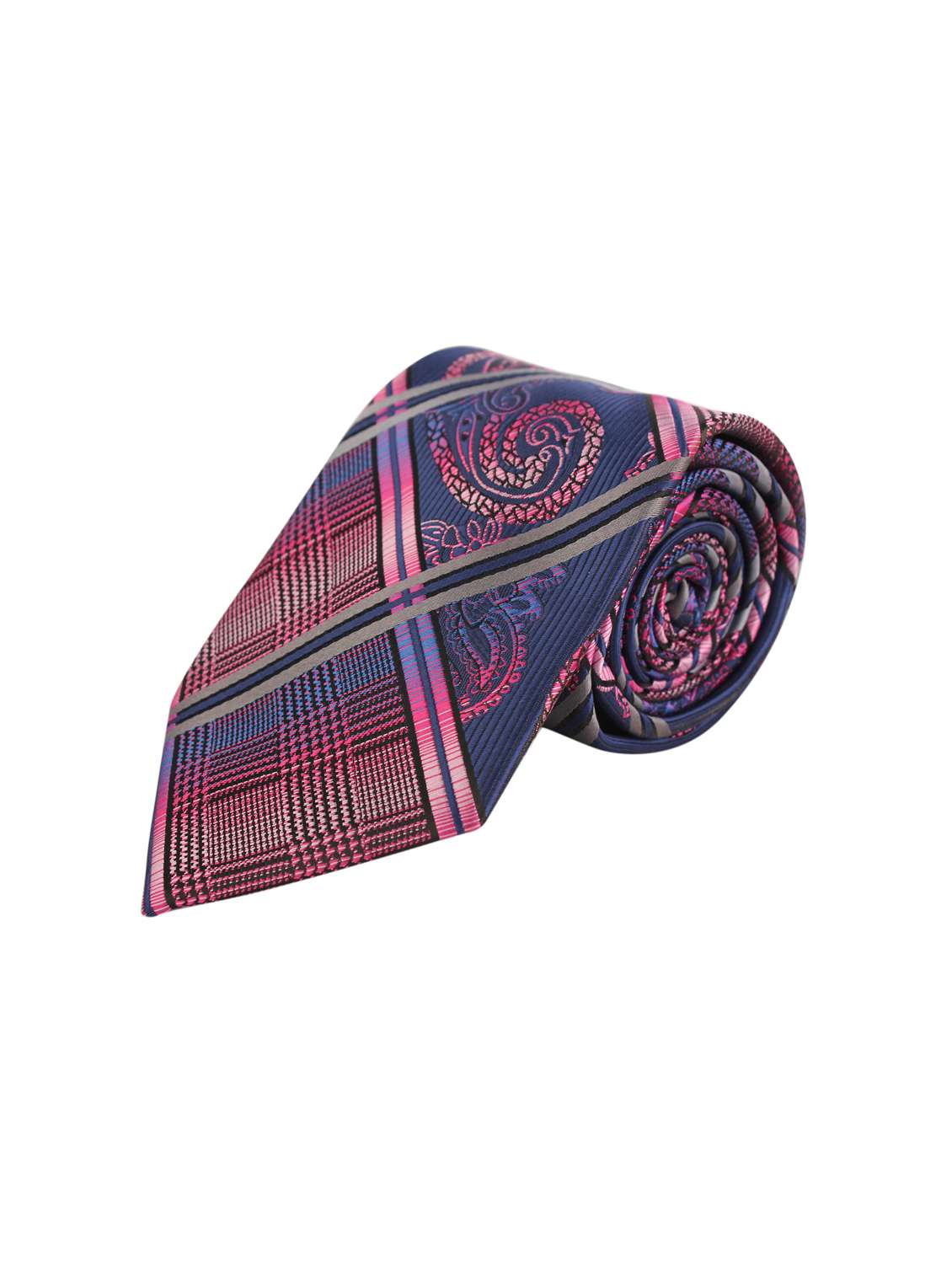 blue  polyester tie 