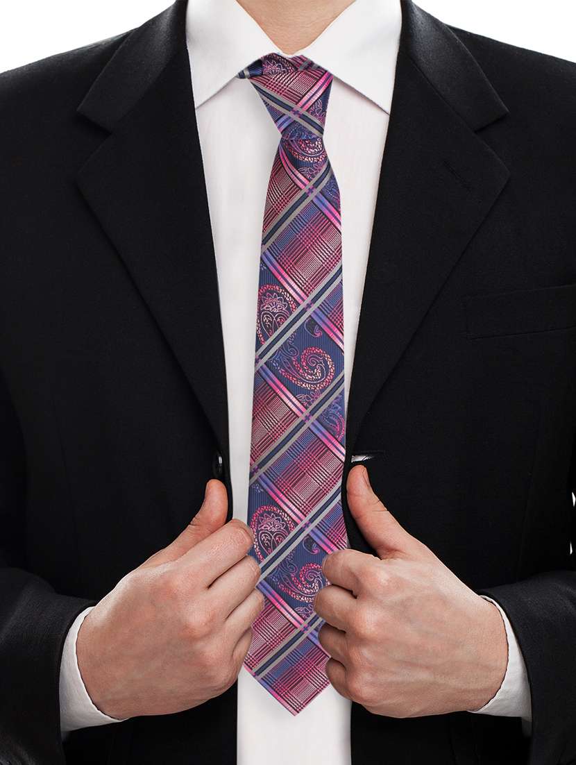 blue  polyester tie  - 17211587 -  Standard Image - 4