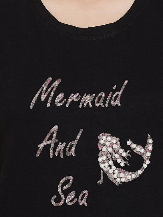 round neck printed tee - 17212638 - Standard Image - 4