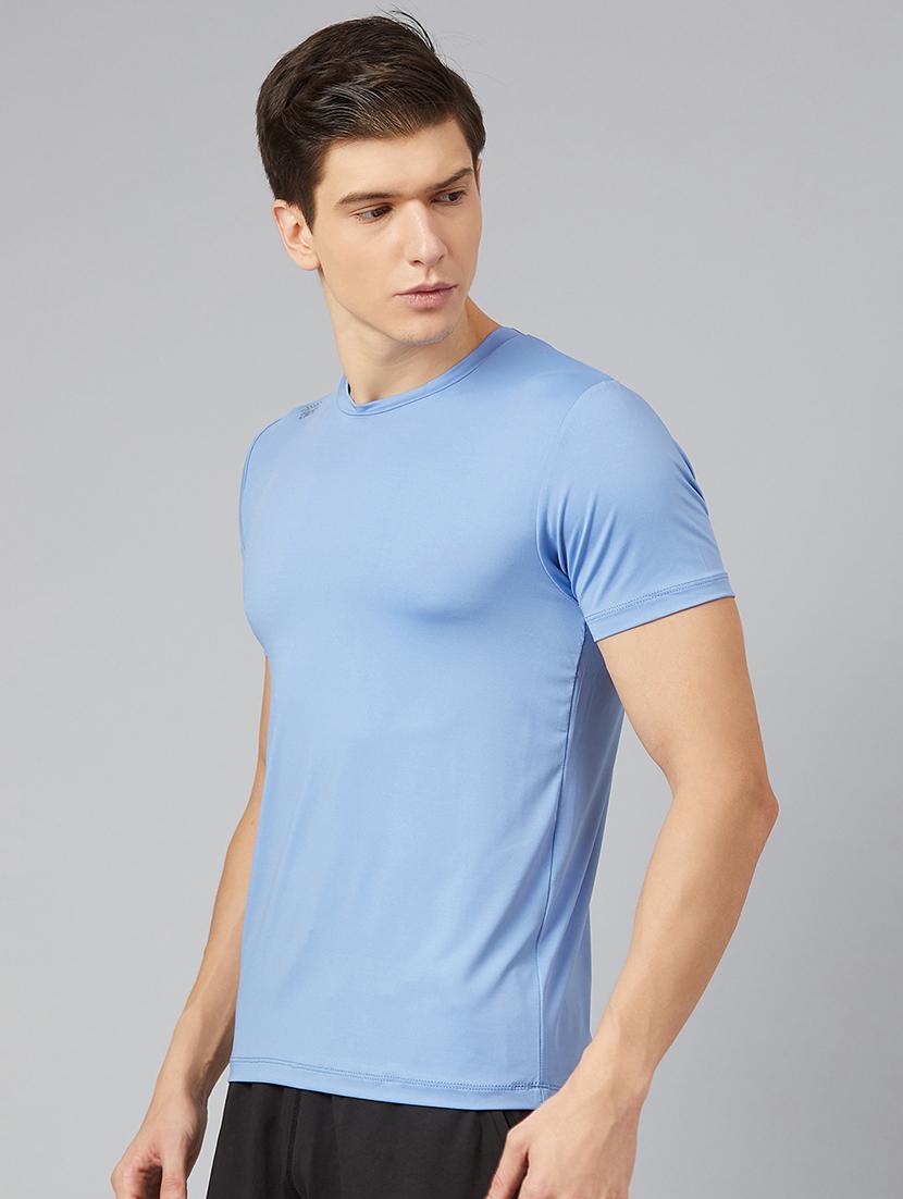 light blue solid t-shirt - 17213679 - Standard Image - 1