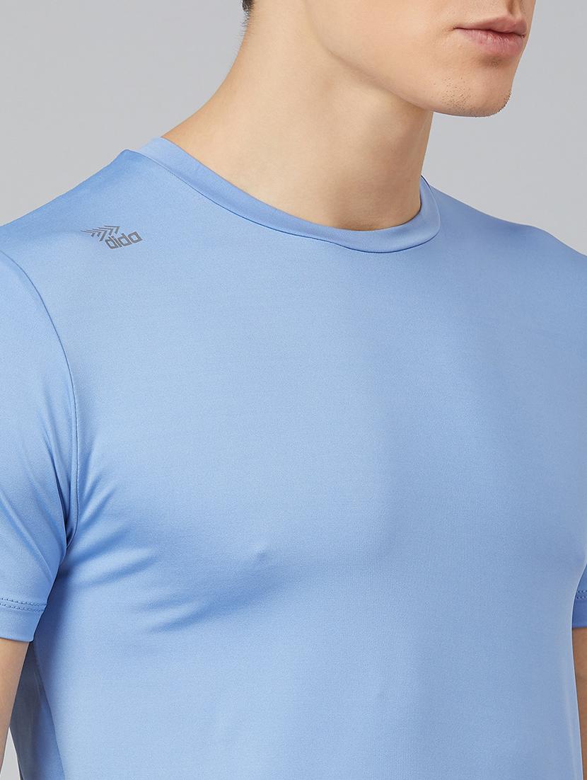 light blue solid t-shirt - 17213679 - Standard Image - 4