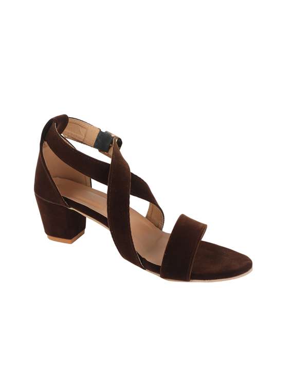 brown ankle strap sandals
