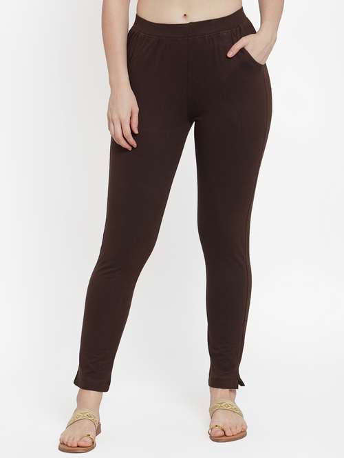 brown cotton leggings - 17215986 -  Standard Image - 0