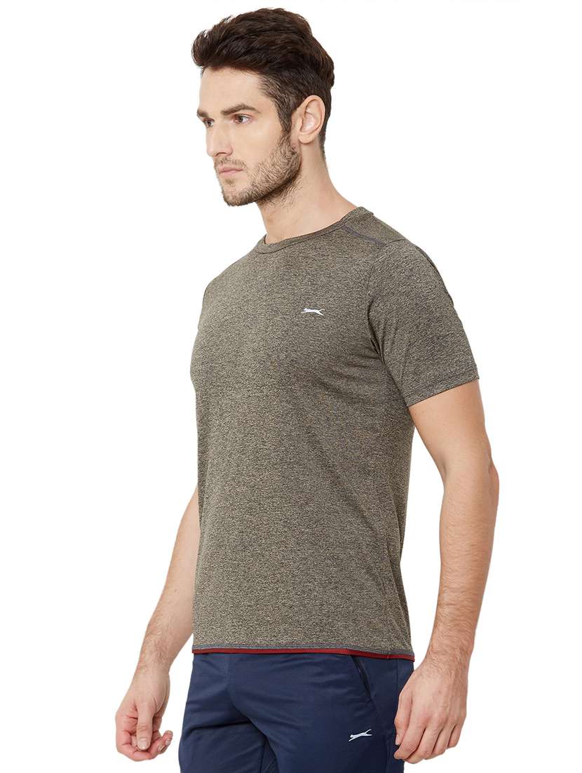 grey solid t-shirt - 17216248 -  Standard Image - 1