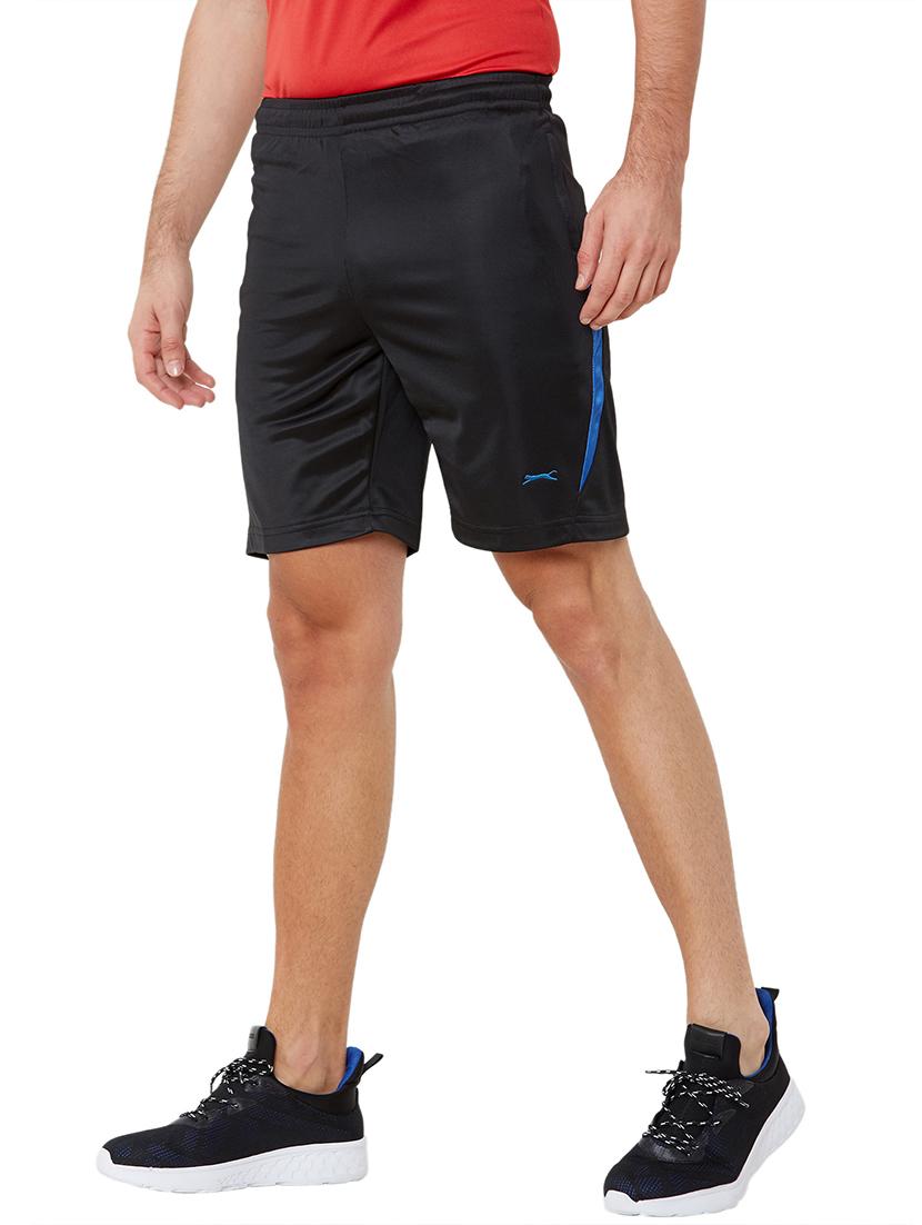 black solid shorts - 17218463 - Standard Image - 1