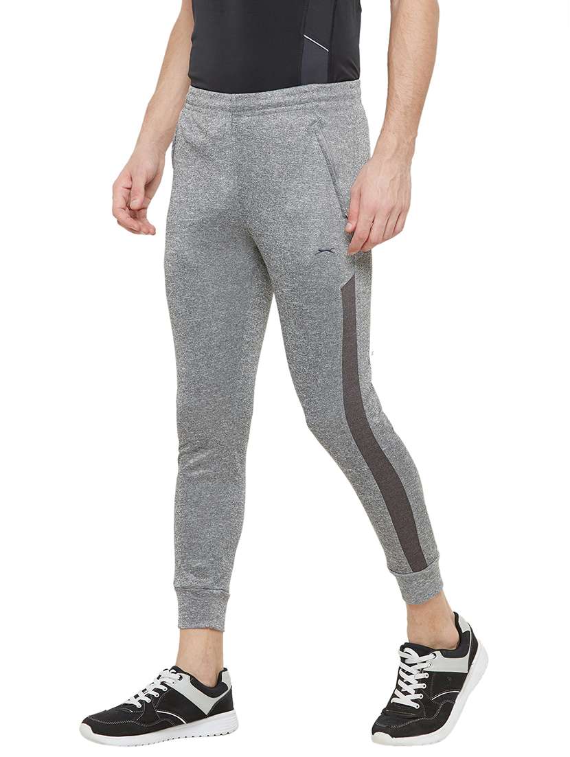 grey side striped jogger - 17219101 -  Standard Image - 1