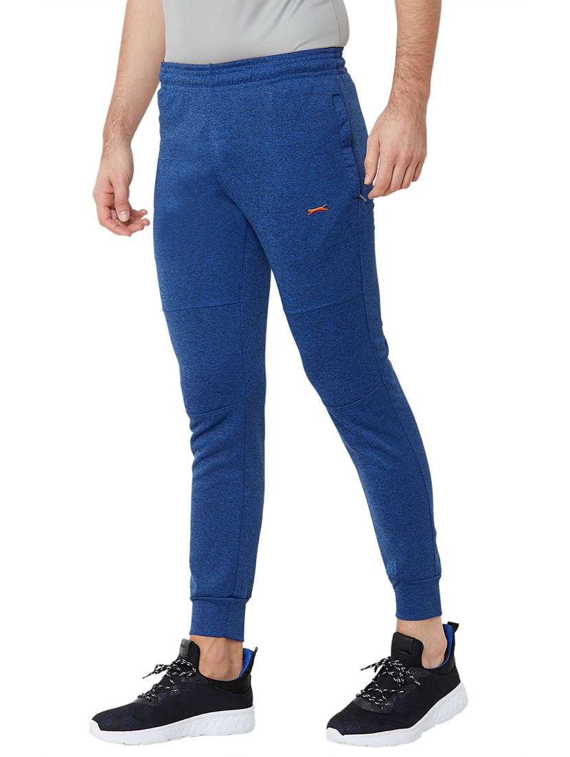 blue solid jogger - 17219117 -  Standard Image - 1
