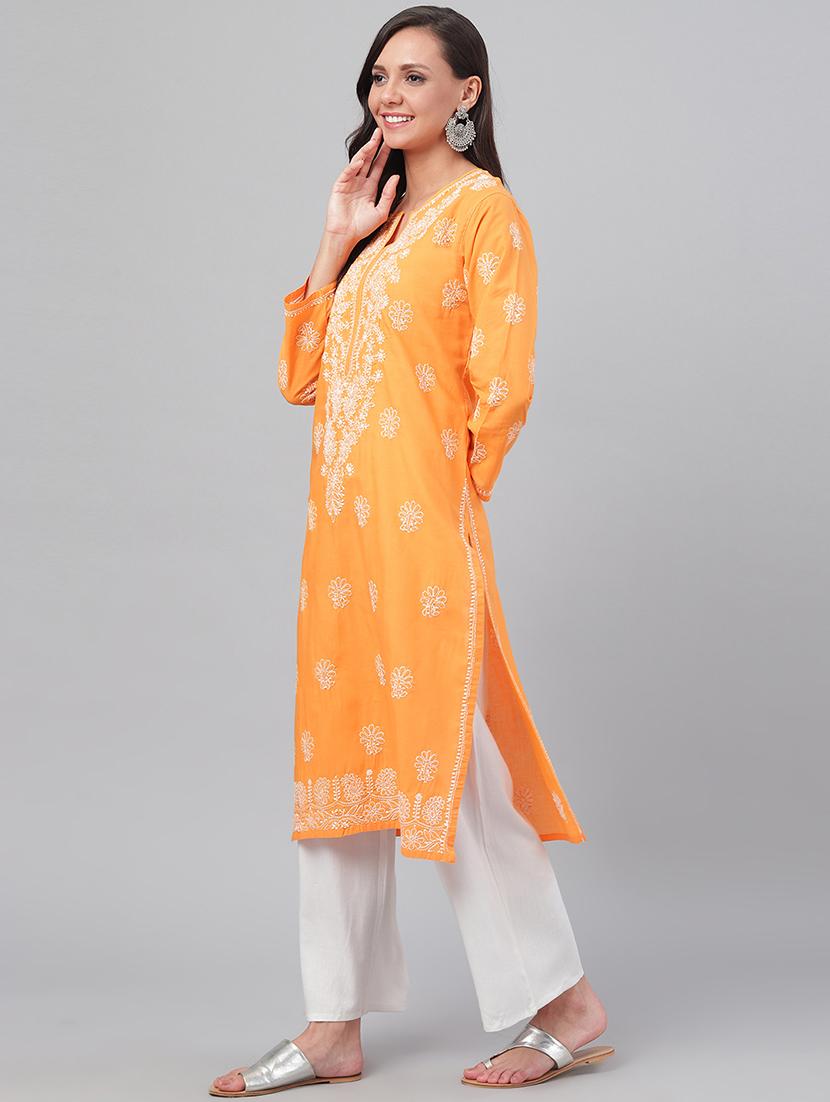 women's straight kurta - 17219224 - Standard Image - 1