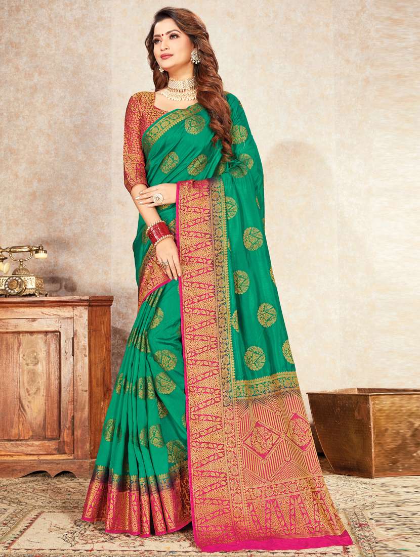 bordered woven saree