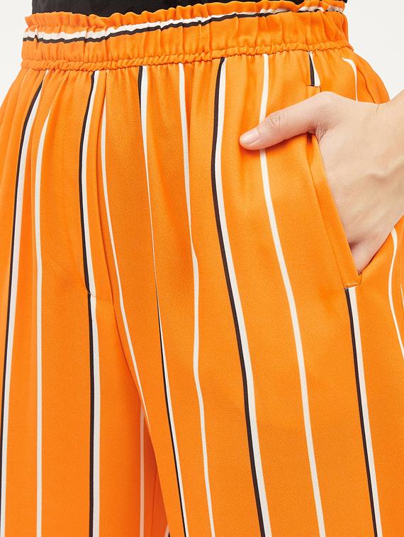 high rise striped trouser - 17225203 - Standard Image - 4