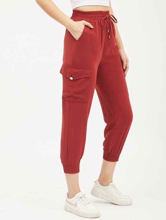drawstring waist cargo pants  - 17225212 -  Standard Image - 1