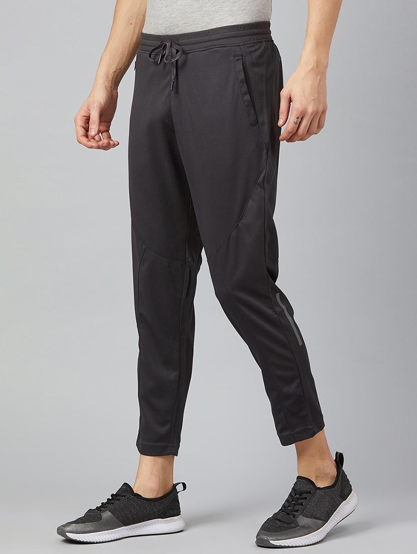 grey solid ankle length track pant - 17226070 -  Standard Image - 1