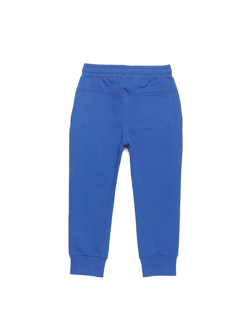 blue cotton joggers trouser - 17227788 - Standard Image - 1