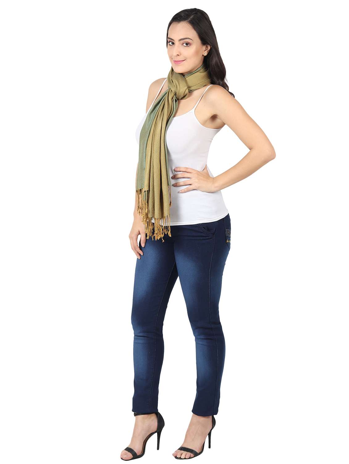 printed viscose stole - 17229570 -  Standard Image - 1