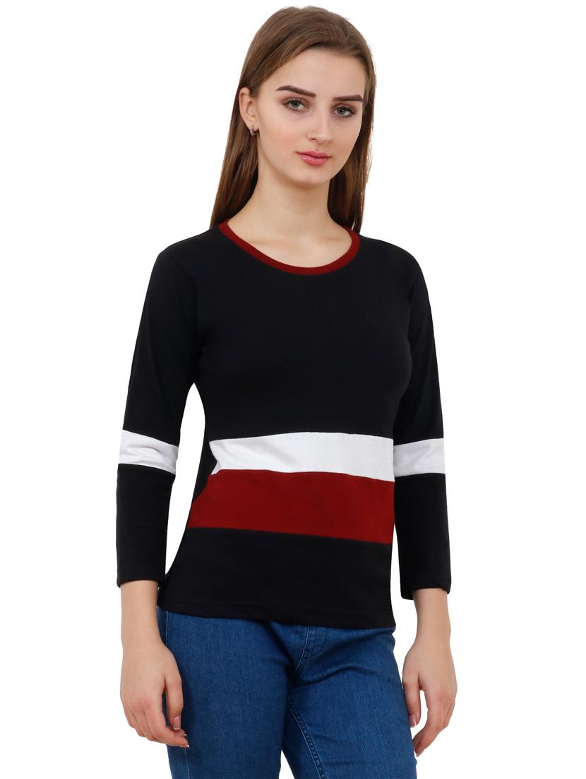 color block tee - 17229787 - Standard Image - 1