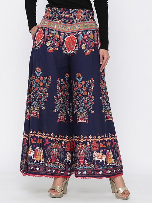 floral cullottes palazzo - 17229994 -  Standard Image - 0