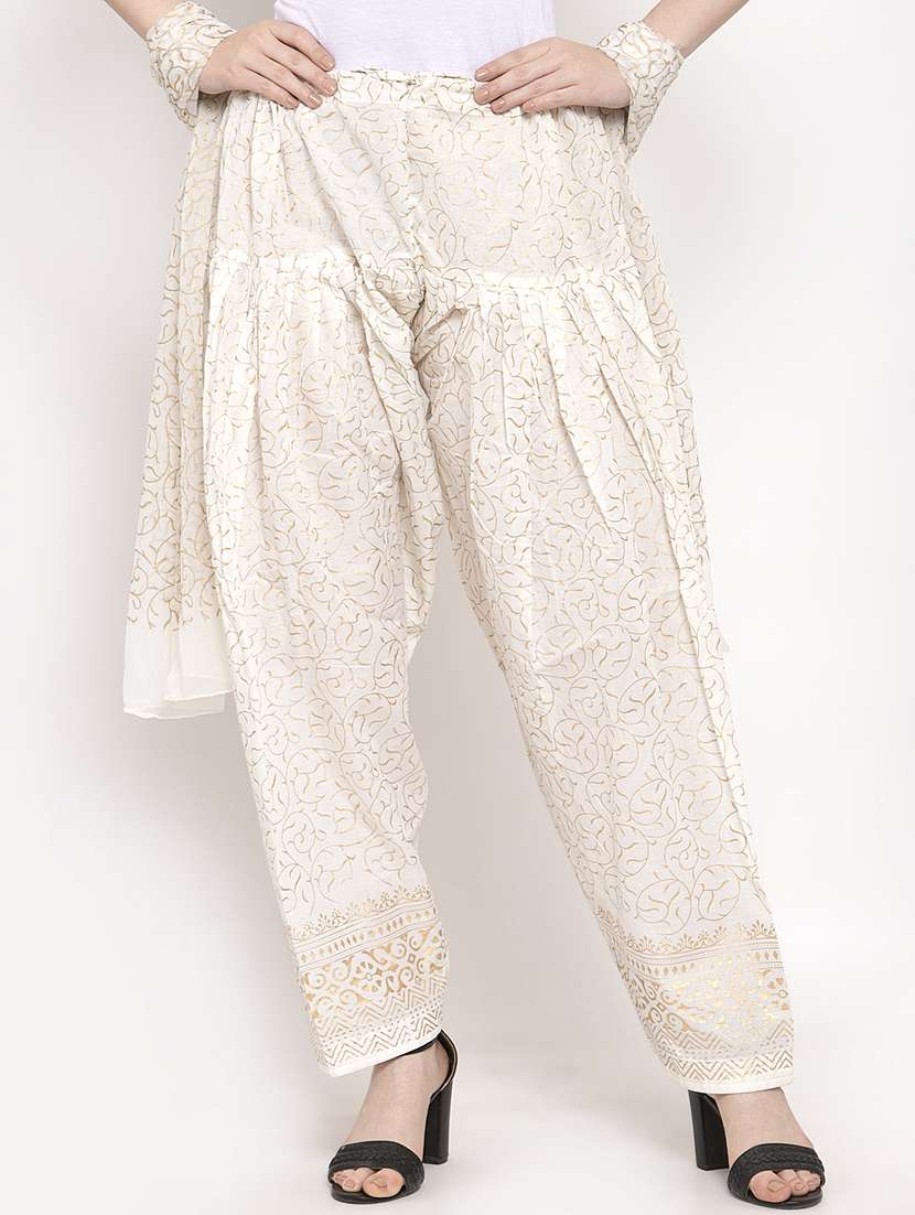 block print salwar