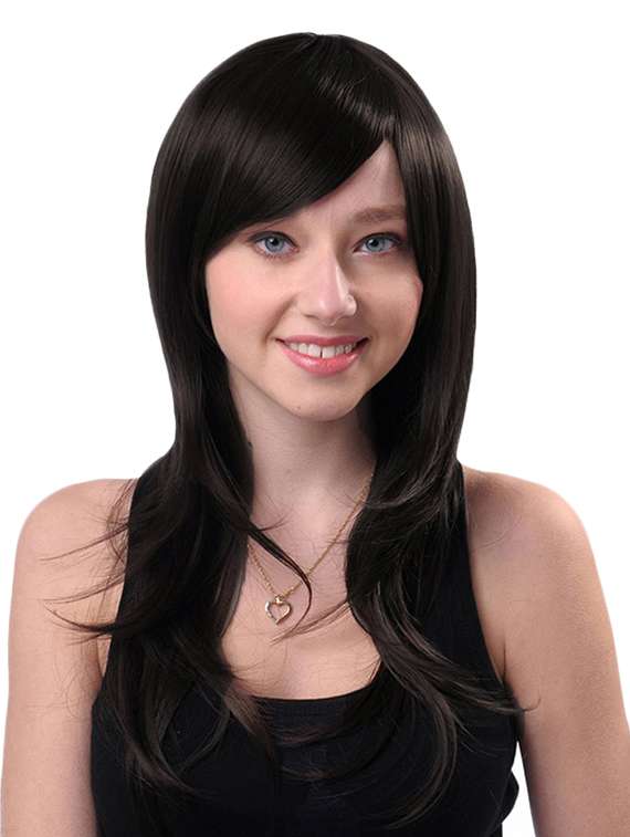 elegant hairs synthetic women's short heat resistant wigs (black-22)