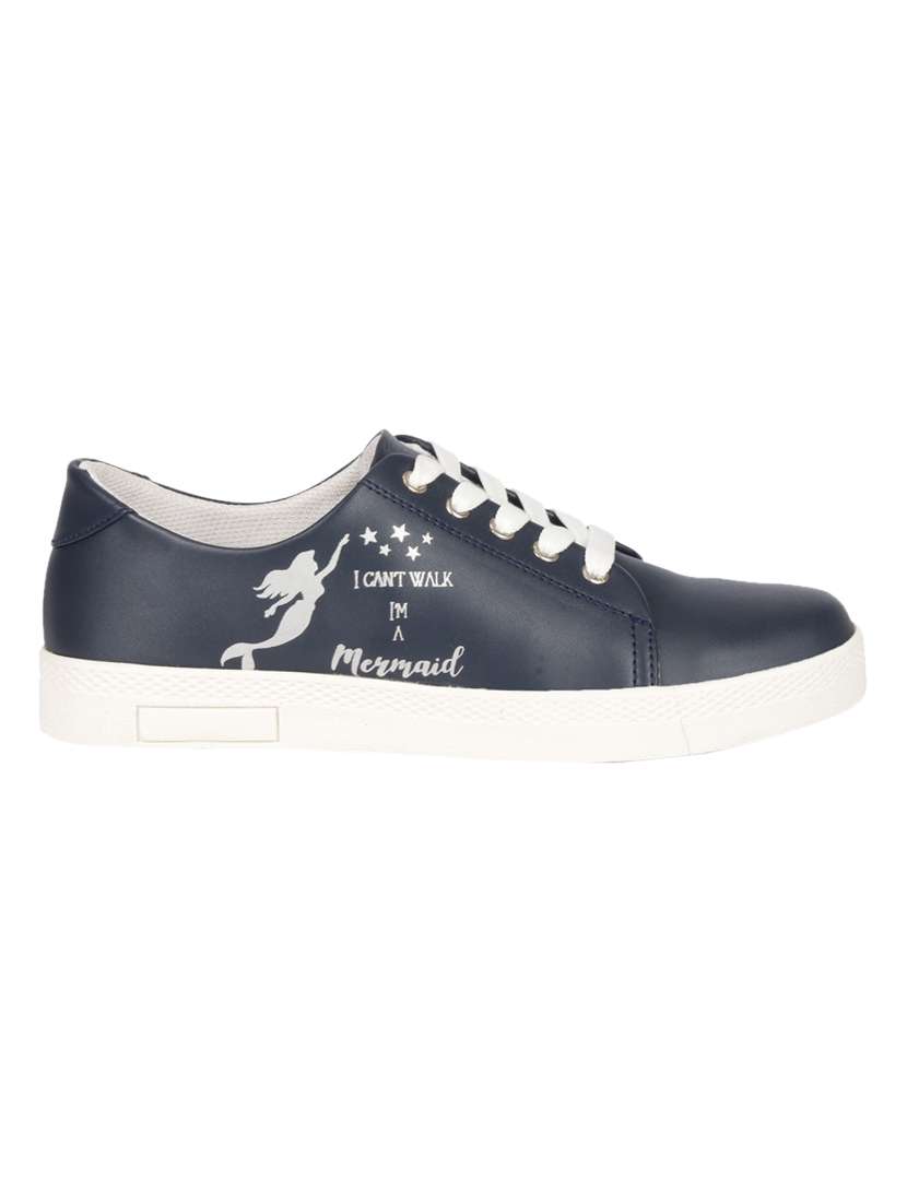 blue lace-up sneakers - 17231795 -  Standard Image - 1