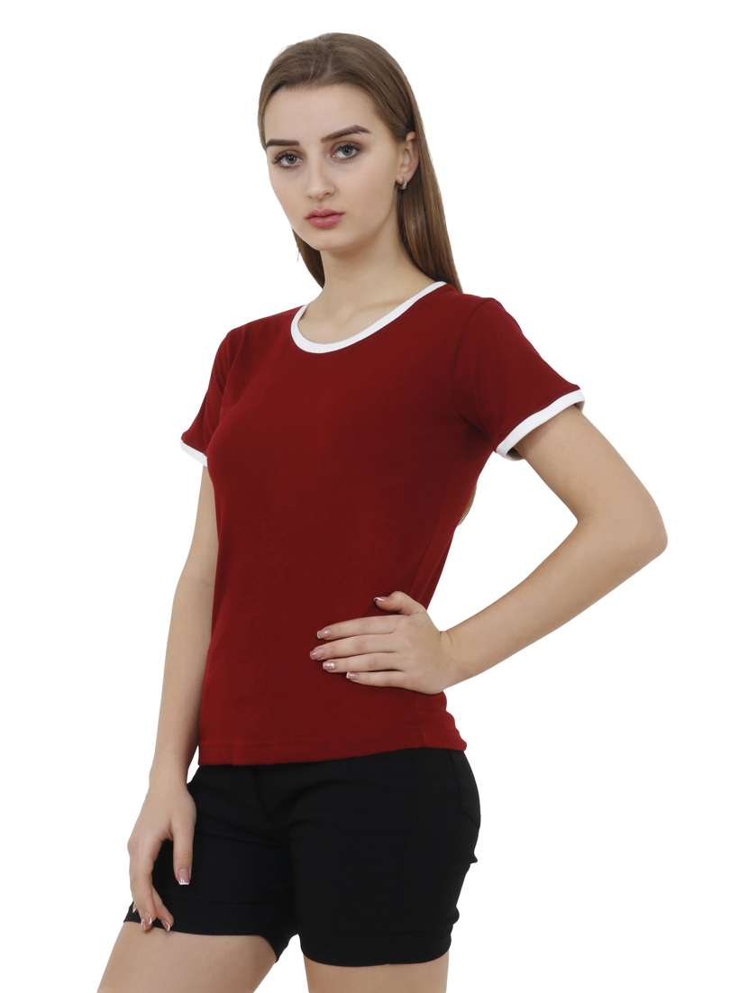 contrast bind tee - 17231992 -  Standard Image - 1