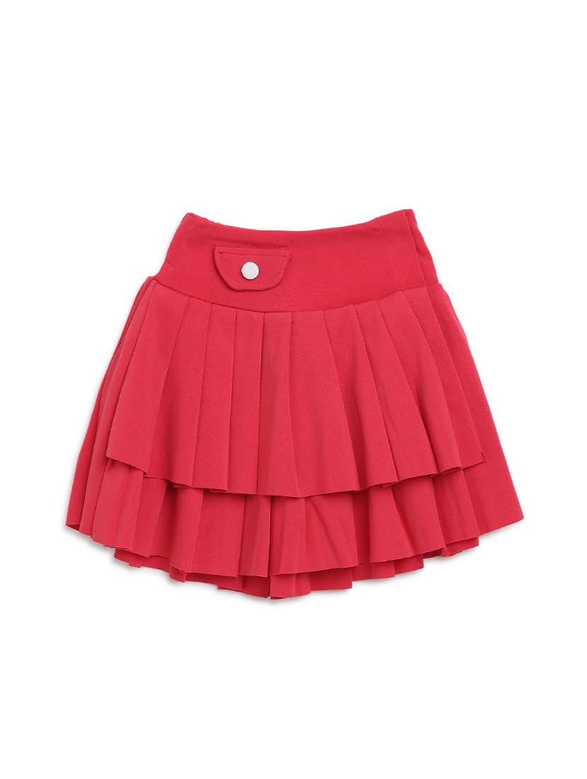 pink rayon skirt top twin sets & jump suit - 17234127 - Standard Image - 1